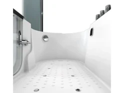 AcquaVapore Seniorendusche und Wanne mit Whirlpool S12D-TH-AIR-R-EC Dusche 85x17< Einhebelmischer