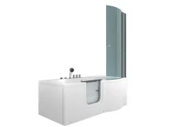 New AcquaVapore Seniorendusche und Wanne mit Whirlpool S12D-TH-AIR-L Dusche 170x85