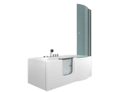 New AcquaVapore Seniorendusche und Wanne mit Whirlpool S12D-TH-AIR-L Dusche 170x85