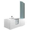 AcquaVapore Einhebelmischer<Seniorendusche und Wanne mit Whirlpool S12D-EH-AIR-L-EC Dusche 170x8