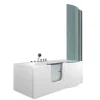 AcquaVapore Seniorendusche und Wanne mit Whirlpool S12D-TH-AIR-L-EC Dusche 170x8