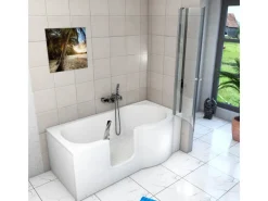 Hot AcquaVapore Seniorendusche und Badewanne mit Tür S12D-L Dusche 170x85