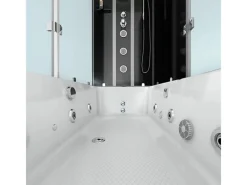 Clearance AcquaVapore Whirlpool Dusche Kombination K05-R30-WP Duschtempel 90x180