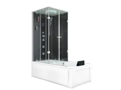 AcquaVapore Whirlpool Dusche Kombination K05-R31-WP-EC Duschtempel 90x180