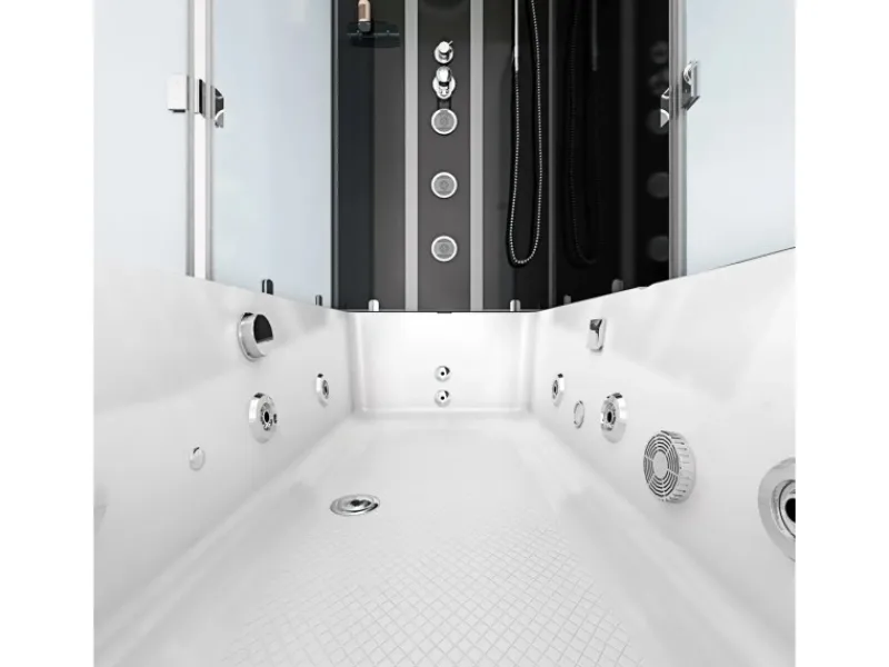 AcquaVapore Whirlpool Dusche Kombination K05-R31-WP-EC Duschtempel 90x180