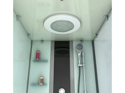 AcquaVapore Einhebelmischer<Whirlpool Dusche Kombination K05-L00-WP-EC Duschtempel 180x90