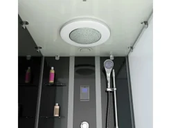 AcquaVapore Einhebelmischer<Whirlpool Dusche Kombination K05-L31-WP-EC Duschtempel 180x90