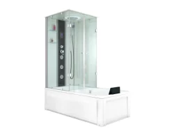 AcquaVapore Einhebelmischer<Whirlpool Dusche Kombination K05-R01-WP Duschtempel 90x180