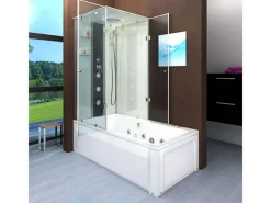Hot AcquaVapore Whirlpool Dusche Kombination K05-R00-WP-EC Duschtempel 90x180