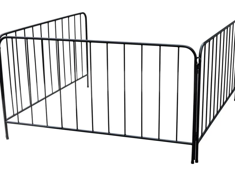 Aduro Sicherheitsgitter Metall Schwarz 60 cm x 110 cm x 110 cm x 110 cm< Herde