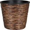 A.H.G. Töpfe<Übertopf mit Wasserhyazinthe Sticking Roll Ø 30 cm x 26 cm Waschbraun