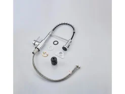 Clearance AICA Hochdruck Wasserhahn 43x21x12cm Küche Abnehmbarer Mischbatterie und Drehbarer 360° Spiralfeder Bad Küchenarmatur Chrom