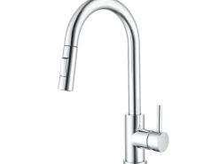 Einhebelmischer<AICA Säulenbrause-Wasserhahn Zwei Wasserauslassmodi Küche Mischbatterie Ausziehbar 360° Drehbar Einhand-Spültischarmatur Bad Küchenarmatur