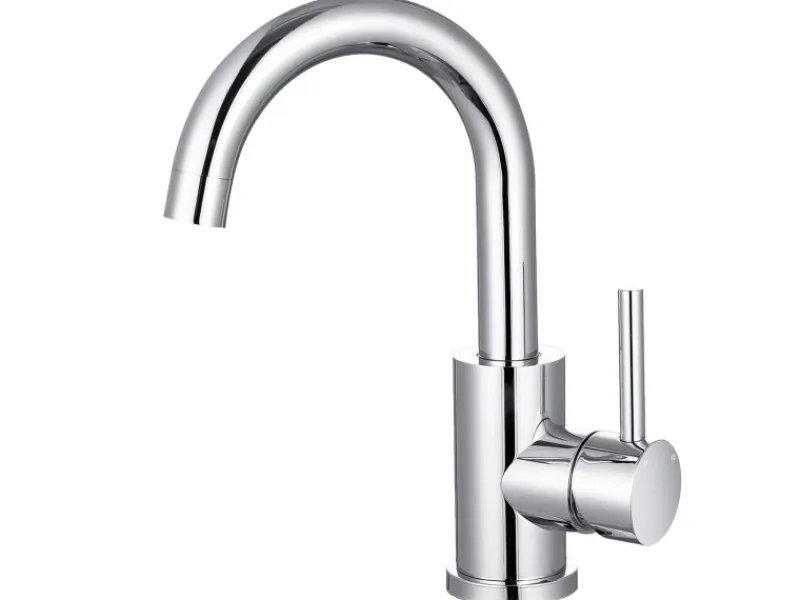 AICA Wasserhahn Bad Hoch Waschtischarmatur Auslauf Höhe 158mm Waschbecken Armaturen 304 Edelstahl Einhebelmischer Mischbatterie< Einhebelmischer