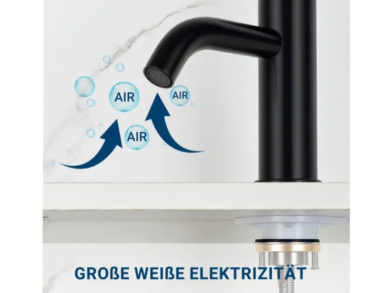 AICA Wasserhahn Bad Niedriger Waschtischarmatur Waschbecken Armaturen 304 Edelstahl Einhebelmischer Mischbatterie< Einhebelmischer