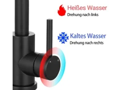 AICA Wasserhahn Bad Hoch Waschtischarmatur Auslauf Höhe 158mm Waschbecken Armaturen 304 Edelstahl Einhebelmischer Mischbatterie< Einhebelmischer