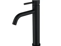 Discount AICA Wasserhahn Bad Hoch Waschtischarmatur Auslauf Höhe 195mm Waschbecken Armaturen 304 Edelstahl Einhebelmischer Mischbatterie Schwarz