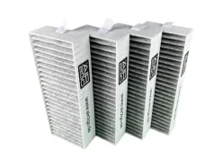 Discount AIR2GO CleanAir Plus Aktivkohlefilter für Constructa CV430235 und CV431235 4 Stück