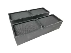 AIR2GO Dunstabzugshauben-Filter<Regenerierbarer Aktivkohlefilter für AEG 4055550331 2 Stück