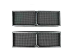 AIR2GO Dunstabzugshauben-Filter<Regenerierbarer Aktivkohlefilter für AEG 4055550331 2 Stück