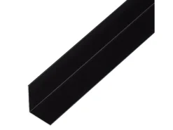 Hot Alberts Winkelprofil Aluminium Schwarz 30 mm x 30 mm x 2000 mm