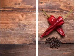Allstar Herdabdeckungen|Kochfelder<Glasabdeckplatten Pepper für Glaskeramik-Kochfelder 2er-Set
