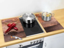 Allstar Herdabdeckungen|Kochfelder<Glasabdeckplatten Pepper für Glaskeramik-Kochfelder 2er-Set