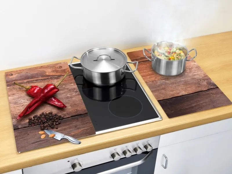 Allstar Herdabdeckungen|Kochfelder<Glasabdeckplatten Pepper für Glaskeramik-Kochfelder 2er-Set
