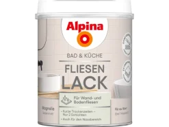 Clearance Alpina Fliesen-Lack Bad & Küche 2 Komponenten Seidenmatt 750 ml Magnolie