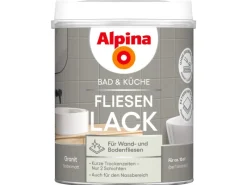 Hot Alpina Fliesen-Lack Bad & Küche 2 Komponenten Seidenmatt 750 ml Granit