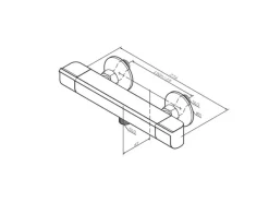 Einhebelmischer<AM.PM Duscharmatur Thermostat Flash FNA40000