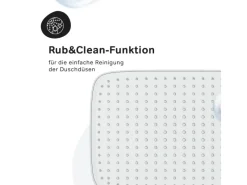 Einhebelmischer<AM.PM Duschsystem Func Duschsystem ohne Armatur, Regenduschset Kopfbrause Duschsäule Dusche F07FA000 Chrom