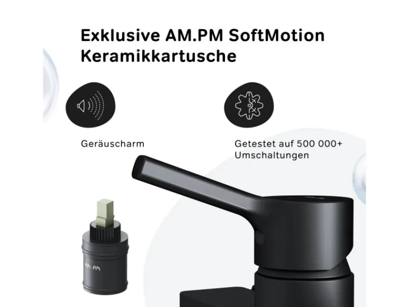 AM.PM Einhebel-Duscharmatur X-Joy S Brausearmatur aus Messing, Brausebatterie Wasserhahn Bad FXB20022< Einhebelmischer
