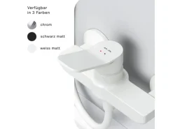 New AM.PM Einhebel-Duscharmatur Hit Brausearmatur aus Messing, Mischbatterie Brausebatterie Wasserhahn Bad FXA20033 Weiß