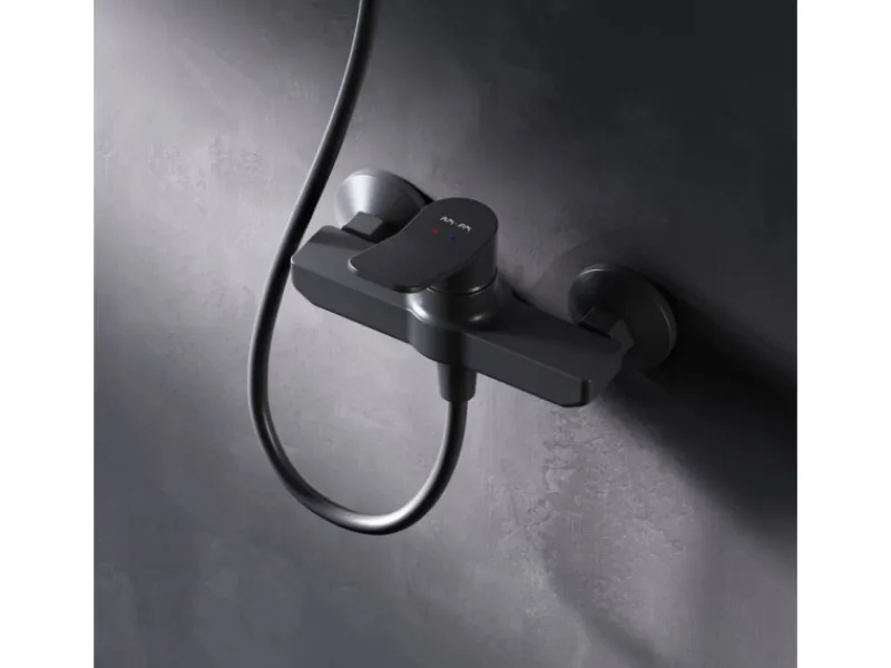 AM.PM Einhebel-Duscharmatur Hit Brausearmatur aus Messing, Mischbatterie Brausebatterie Wasserhahn Bad FXA20022< Einhebelmischer