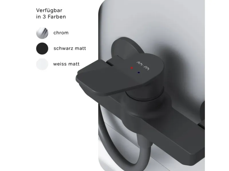 AM.PM Einhebel-Duscharmatur Hit Brausearmatur aus Messing, Mischbatterie Brausebatterie Wasserhahn Bad FXA20022< Einhebelmischer