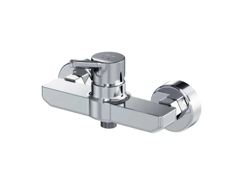 AM.PM Einhebel-Duscharmatur X-Joy S Brausearmatur aus Messing, Brausebatterie Wasserhahn Bad FXB20000 < Einhebelmischer
