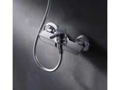 AM.PM Einhebel-Duscharmatur X-Joy S Brausearmatur aus Messing, Brausebatterie Wasserhahn Bad FXB20000 < Einhebelmischer