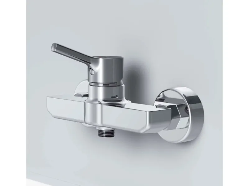 AM.PM Einhebel-Duscharmatur X-Joy S Brausearmatur aus Messing, Brausebatterie Wasserhahn Bad FXB20000 < Einhebelmischer