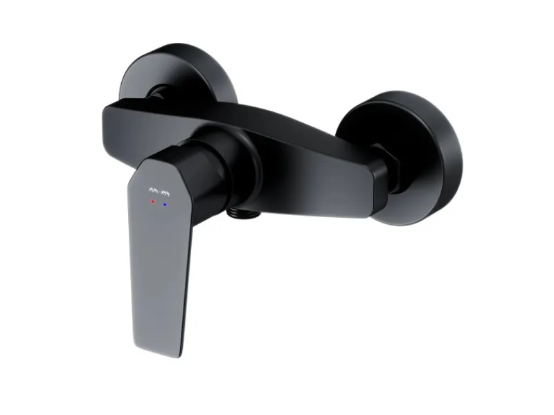 Einhebelmischer<AM.PM Einhebel-Duscharmatur Gem Brausearmatur aus Messing, Brausebatterie, Wasserhahn Bad FGA20022