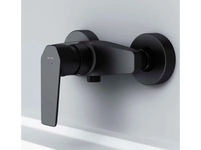 Einhebelmischer<AM.PM Einhebel-Duscharmatur Gem Brausearmatur aus Messing, Brausebatterie, Wasserhahn Bad FGA20022