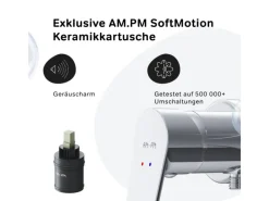Discount AM.PM Einhebel-Duscharmatur Hit Brausearmatur aus Messing, Brausebatterie Wasserhahn Bad FTA20000 Chrom