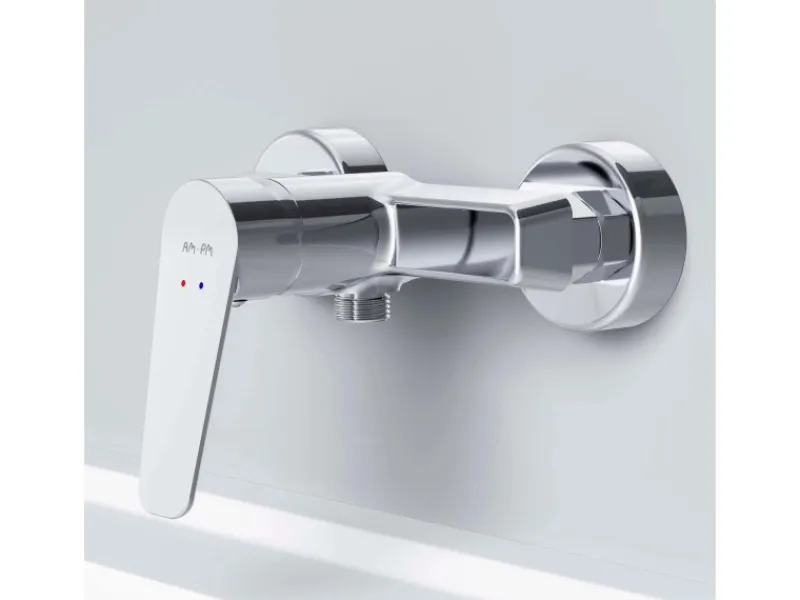 Discount AM.PM Einhebel-Duscharmatur Hit Brausearmatur aus Messing, Brausebatterie Wasserhahn Bad FTA20000 Chrom