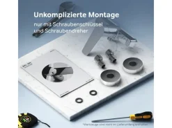 Discount AM.PM Einhebel-Duscharmatur Hit Brausearmatur aus Messing, Brausebatterie Wasserhahn Bad FTA20000 Chrom