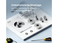 New AM.PM Einhebel-Wannenarmatur / Brausearmatur,  Wasserhahn Bad, Wannenbatterie FPA10000 Spike Aufputz Chrom