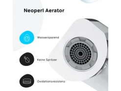 AM.PM Einhebel-Wannenarmatur / Brausearmatur,  Wasserhahn Bad, Wannenbatterie FNA10000 Flash Aufputz Chrom< Einhebelmischer