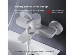 Einhebelmischer<AM.PM Einhebel-Wannenarmatur / Brausearmatur , Wasserhahn Bad Wannenbatterie FXB10033 X-Joy S Aufputz
