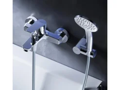 AM.PM Einhebel-Wannenarmatur / Brausearmatur Hit Aufputz Chrom< Einhebelmischer