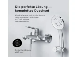 AM.PM Einhebel-Wannenarmatur / Brausearmatur Hit Aufputz Chrom< Einhebelmischer
