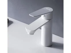 AM.PM Einhebel-Waschtischarmatur Hit Wasserhahn Bad FTA02133 Weiß< Einhebelmischer